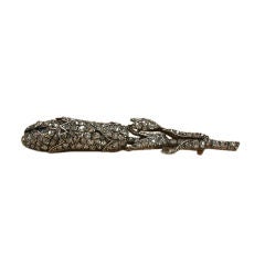 Antique Diamond Ear of Corn Brooch