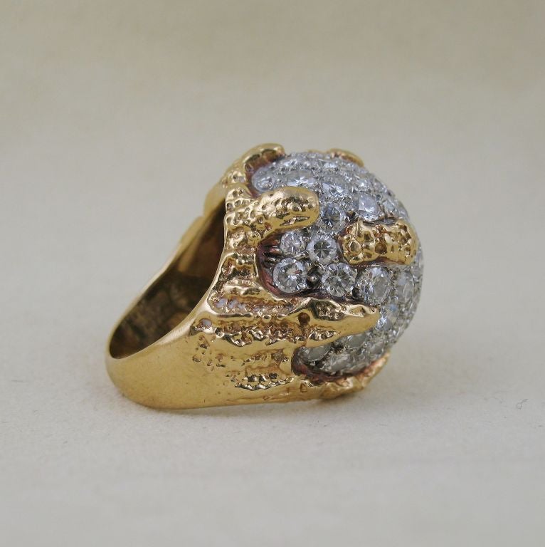 Diamond Dome Ring by RUSER