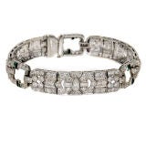 Art Deco Platinum and Diamond Bracelet
