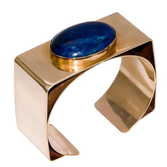 1960s Modern Cuff Bracelet by Carlos Diaz