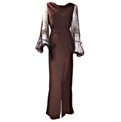 Vintage 60
s Jean Patou  Gown
