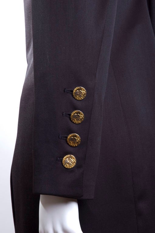 Women's 1988 Chanel Boutique Jacket with Elephant Motive Buttons