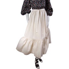 Yves Saint Laurent Linen Skirt