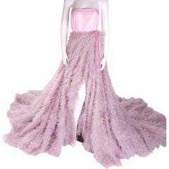1997 Christian Dior Haute Couture Silk Tulle Skirt