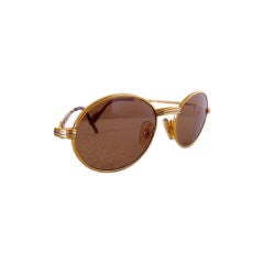 CARTIER 18k Gold Sunglasses w/ Soft case