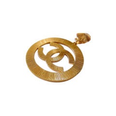 CHANEL Rare Hoop Clip on Earring that is OUTRAGEOUSLY Divine