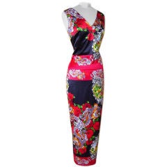DOLCE&GABBANA Collectors Dress AMAZING Print and Rear Detail 40 fits 4 to 6 10