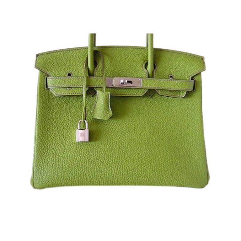 HERMES 30 BIRKIN Bag RARE 2 Tone fresh beauty