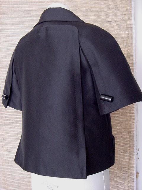 LOUIS VUITTON Silk Jacket highly styled utterly sophisticated