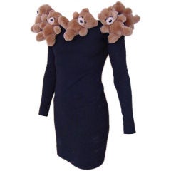 MOSCHINO COUTURE Runway Teddy Bear Dress