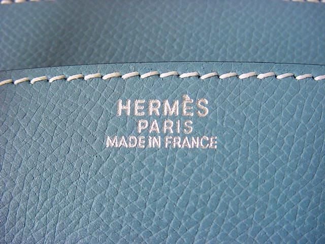 HERMES BIRKIN 30 Blue Jean Palladium Hardware