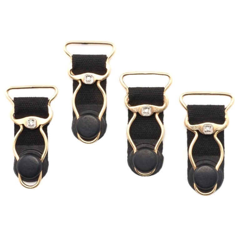 Gold and Diamond Garters For the Trophy Collector