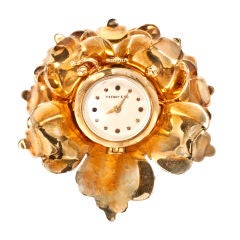 TIFFANY Retro Open Flower Watch Clip