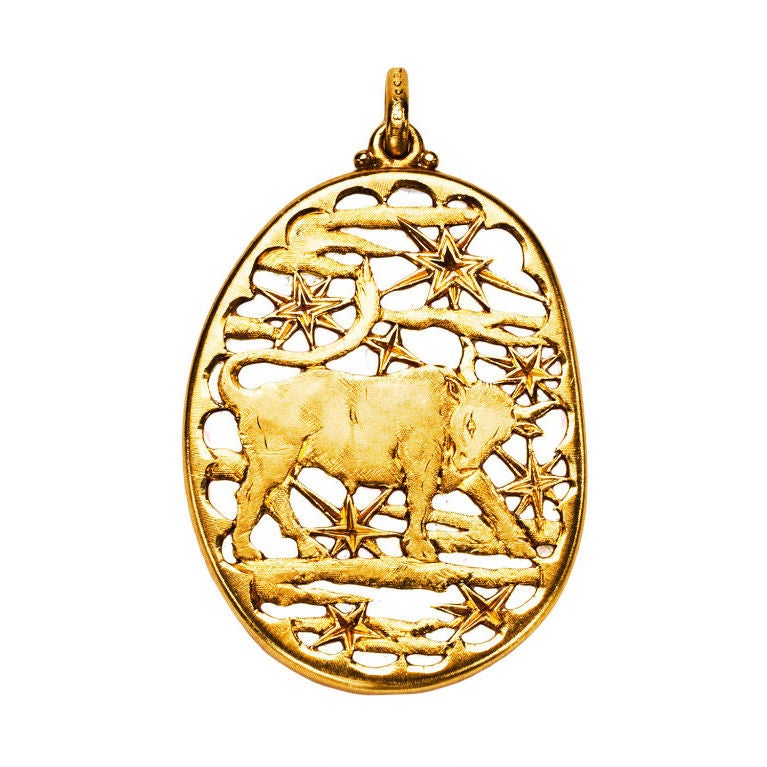 Buccellati Gold Taurus Pendant