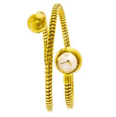 VAN CLEEF & ARPELS Retro Gold Coil Watch
