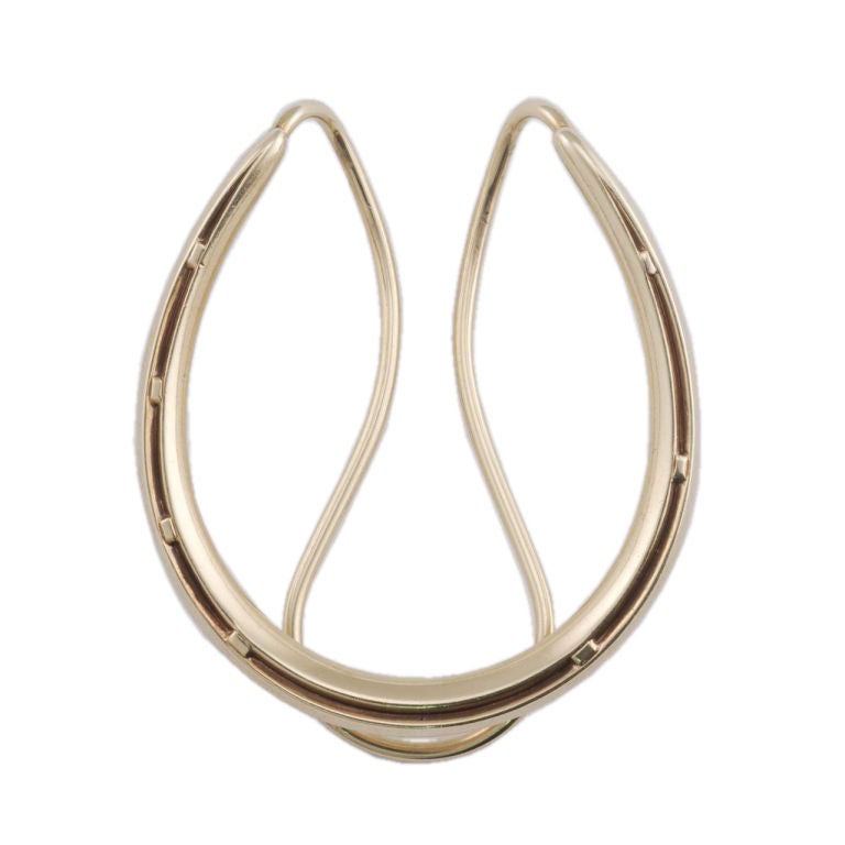 Horse Shoe Money Clip at 1stDibs