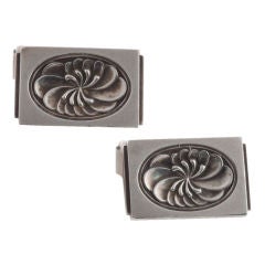 GEORG JENSEN Sterling Silver Cufflinks 5