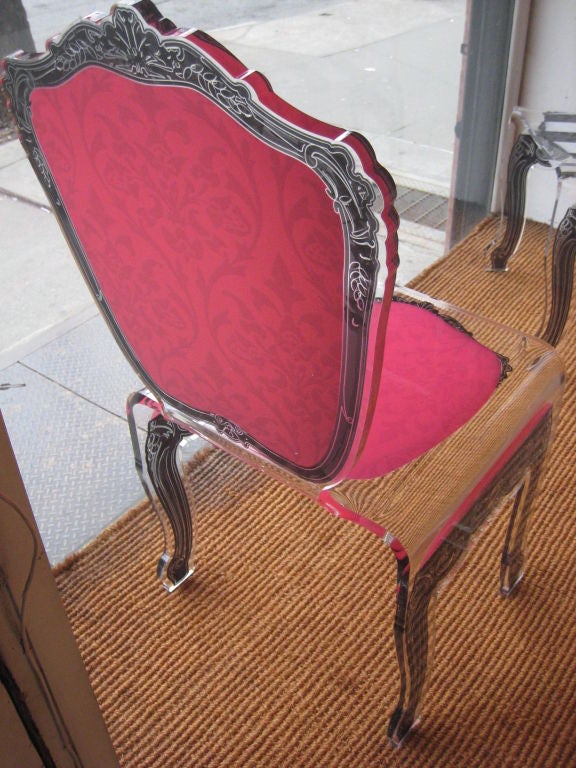 acrylic dining room chairs