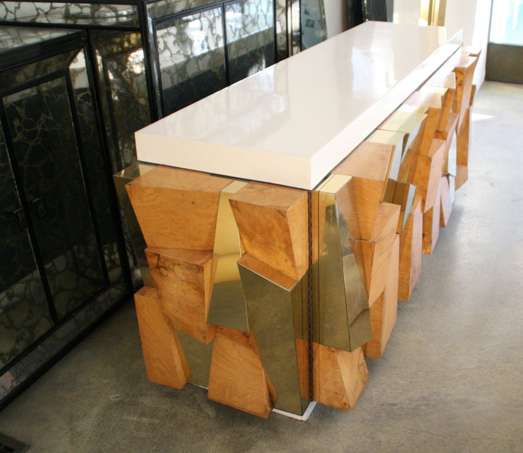 Paul Evans Faceted Credenza For Sale 1