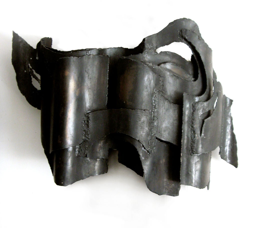 20th Century Pair of mid-century art studio wall sconces Paul Evans style