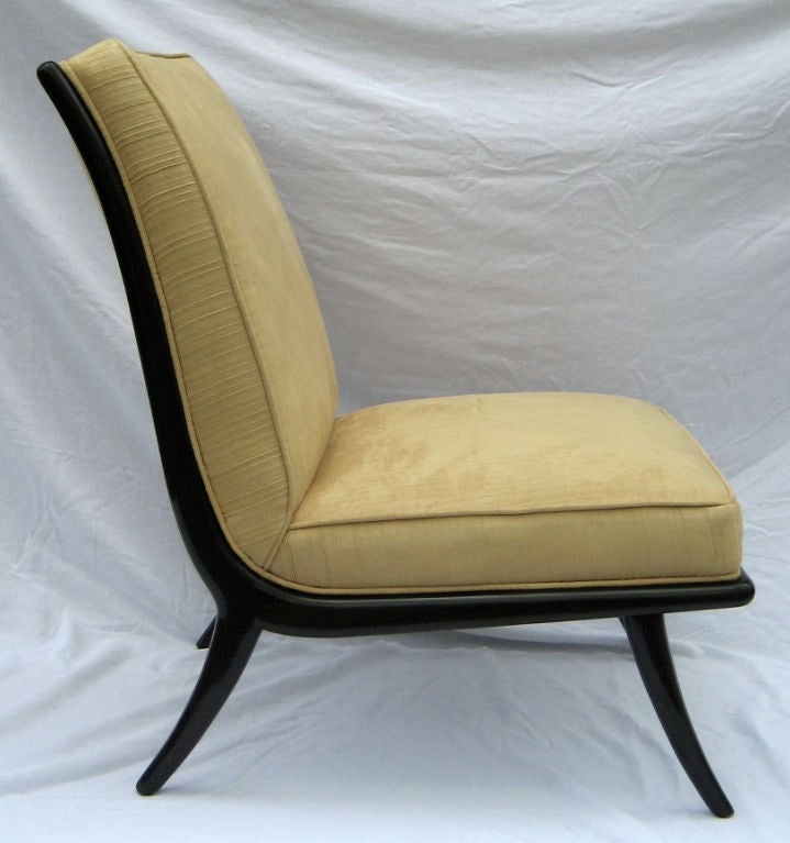 American Klismos Slipper Chair by T.H. Robsjohn-Gibbings for Widdicomb
