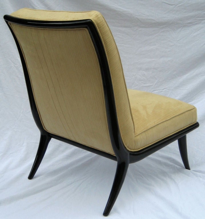 Mid-20th Century Klismos Slipper Chair by T.H. Robsjohn-Gibbings for Widdicomb