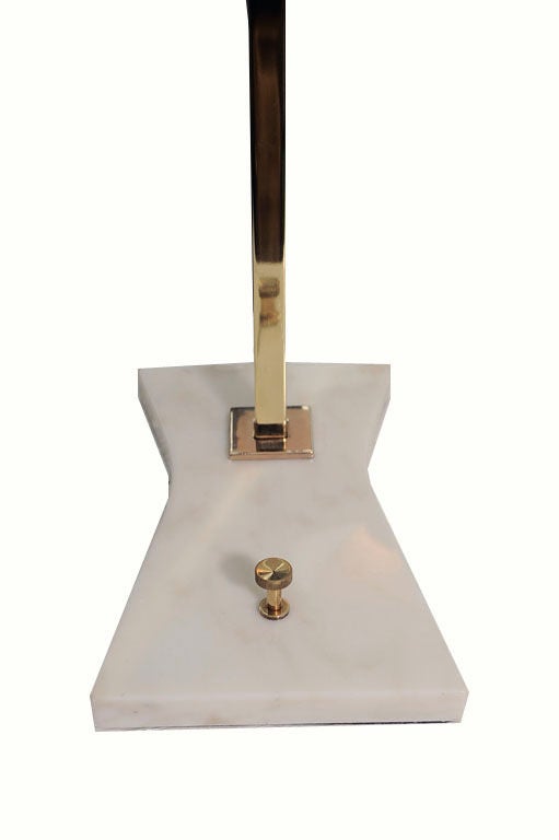 Stiffel Table Lamp Ca. 1960's on Marble Base