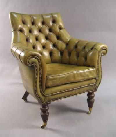 19th Century English Library Chair