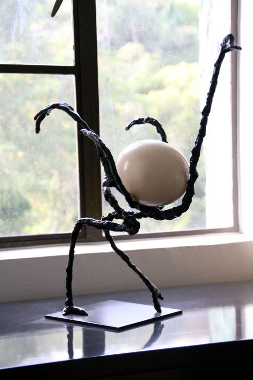 Italian Ostrich Sculpture after Diego Giacometti For Sale