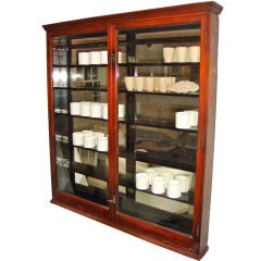 English Apothecary Wall Cabinet