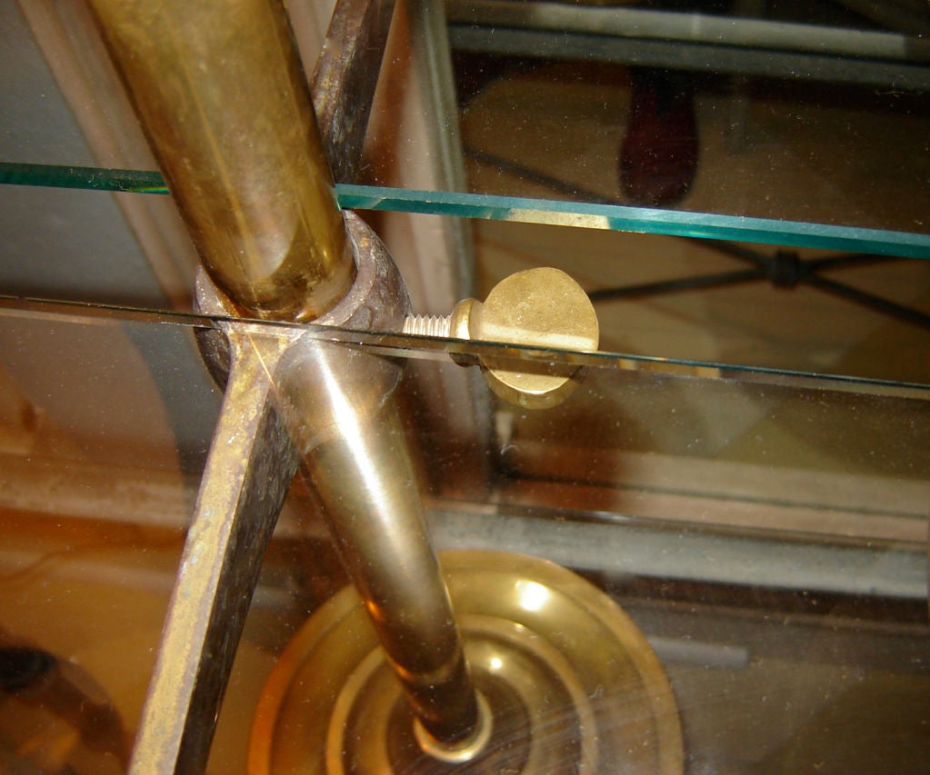 French Brass Patisserie Stand In Excellent Condition In Bridgehampton, NY