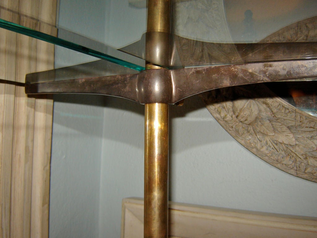 20th Century French Brass Patisserie Stand
