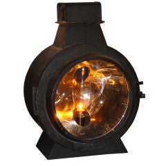 Antique Headlight Lantern from a Steam Locomotive