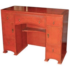 Antique Early 20th Century French Lacquered Desk or Vanity