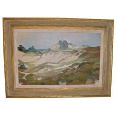 Mid Century Painting of Dunes