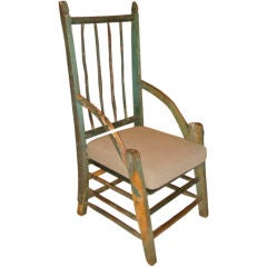 Folk Art  Branch Chair