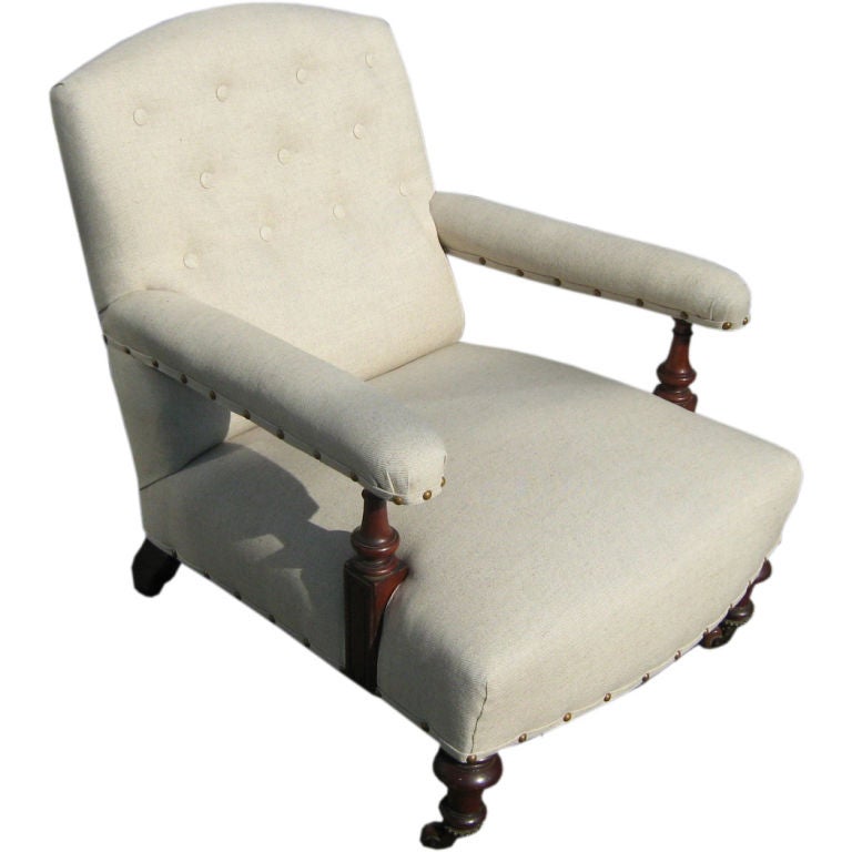 Antique English arm chair For Sale at 1stDibs