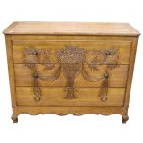 French carved chest