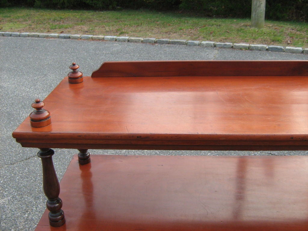 Antique mahogany dumbwaiter