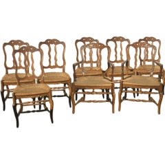 Set of Provencal dining  chairs