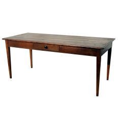 Antique 19th C French Table with one drawer