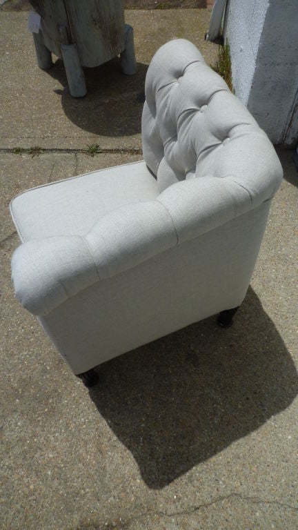 19th Century Upholstered Corner Occasional Seat For Sale