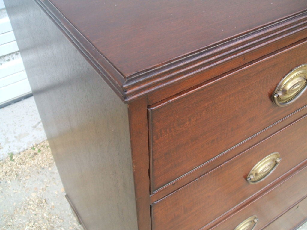 English Mahogany Chest of Drawers For Sale