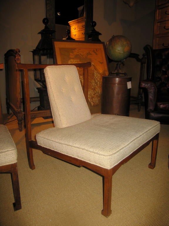 Wonderful Mid- Century Asian Influenced Chairs