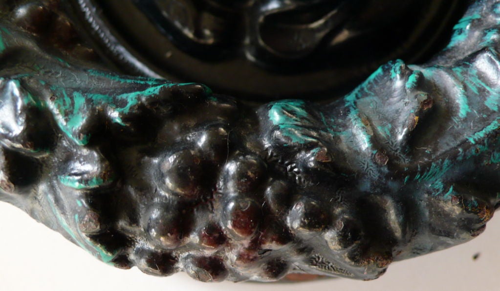 Large Round Dog Face Door Knocker 3