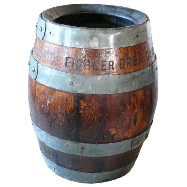 Old Wood Eichler Beer Barrel