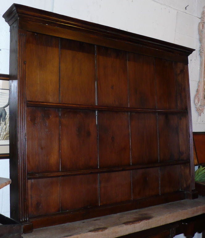 Early Large Hanging Plate Rack