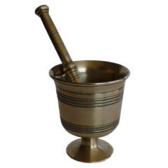 Brass Mortar & Pestle