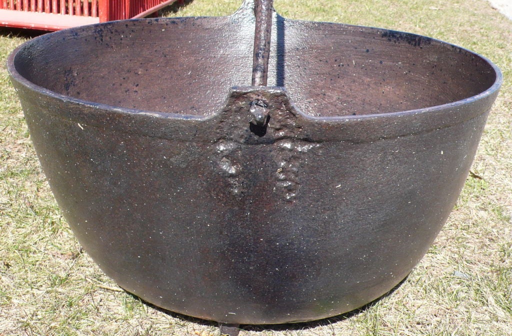 large cast iron pot