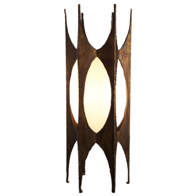 Large Brutal style Laurel lamp